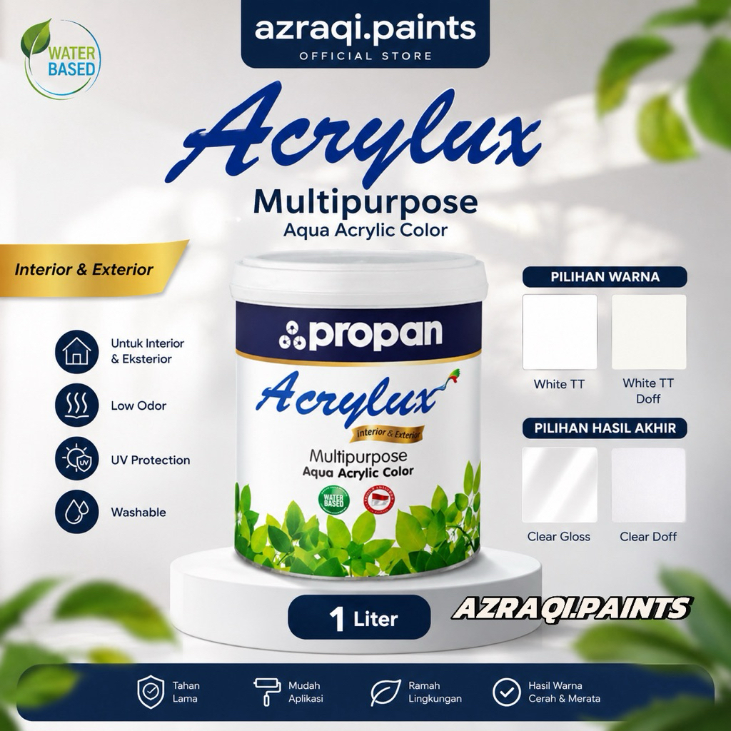 PROPAN ACRYLUX Cat Aqua Acrylic Waterbased ( 1 LITER )