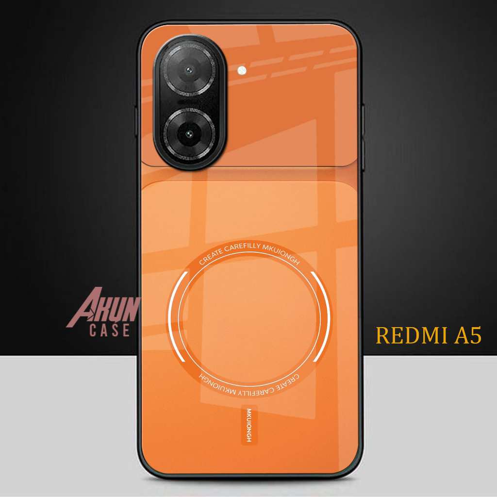 Softcase Glass Kaca Redmi A5  - Casing Hp Redmi A5 - Case Hp Terbaru - Softcase Redmi A5 - S297