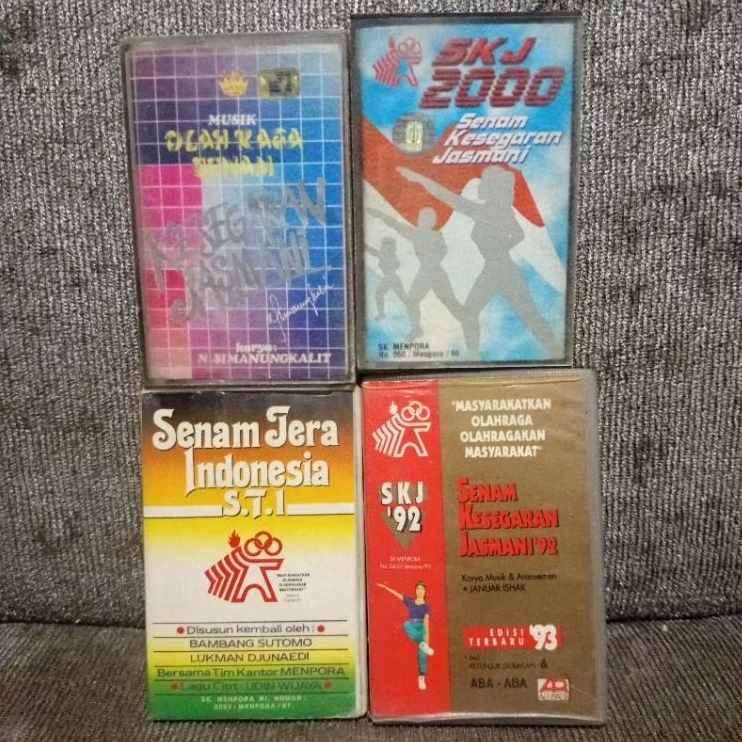 kaset senam kesegaran jasmani - skj
