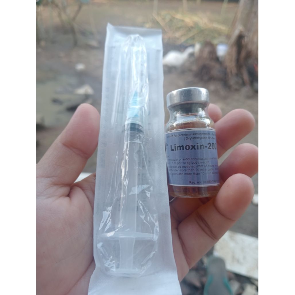 LIMOXIN LA 200 10 ml obat anti biotik untuk ternak ,kambing sapi kucing dan kelinci