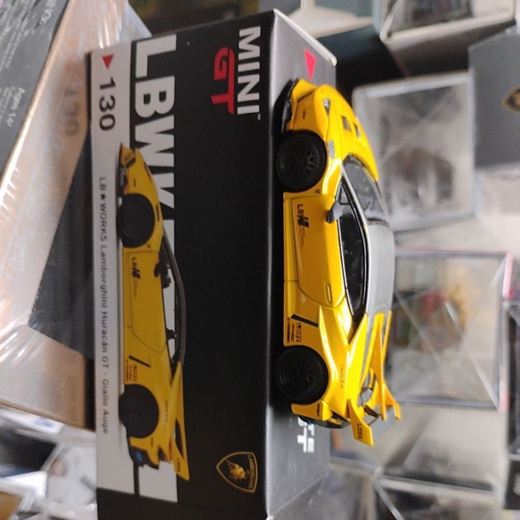 mini GT Lamborghini huracan giallo auge 130