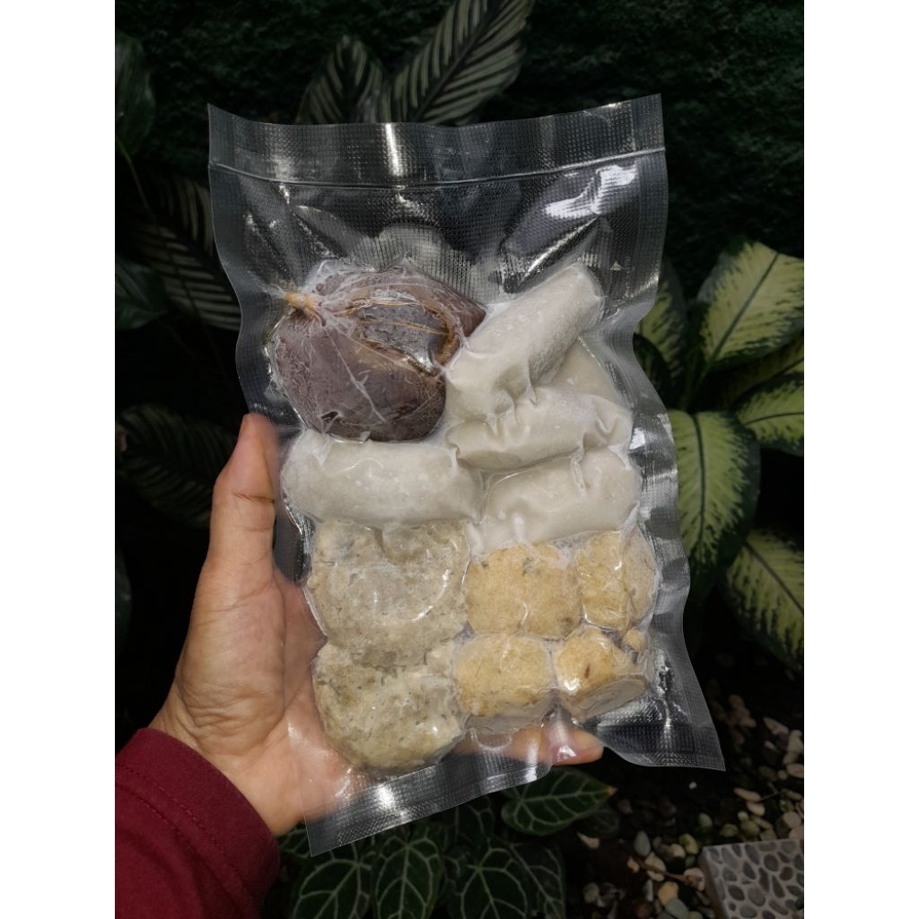 Pempek MIX ikan Tenggiri/Gabus/ekor kuning  isi 10pcs