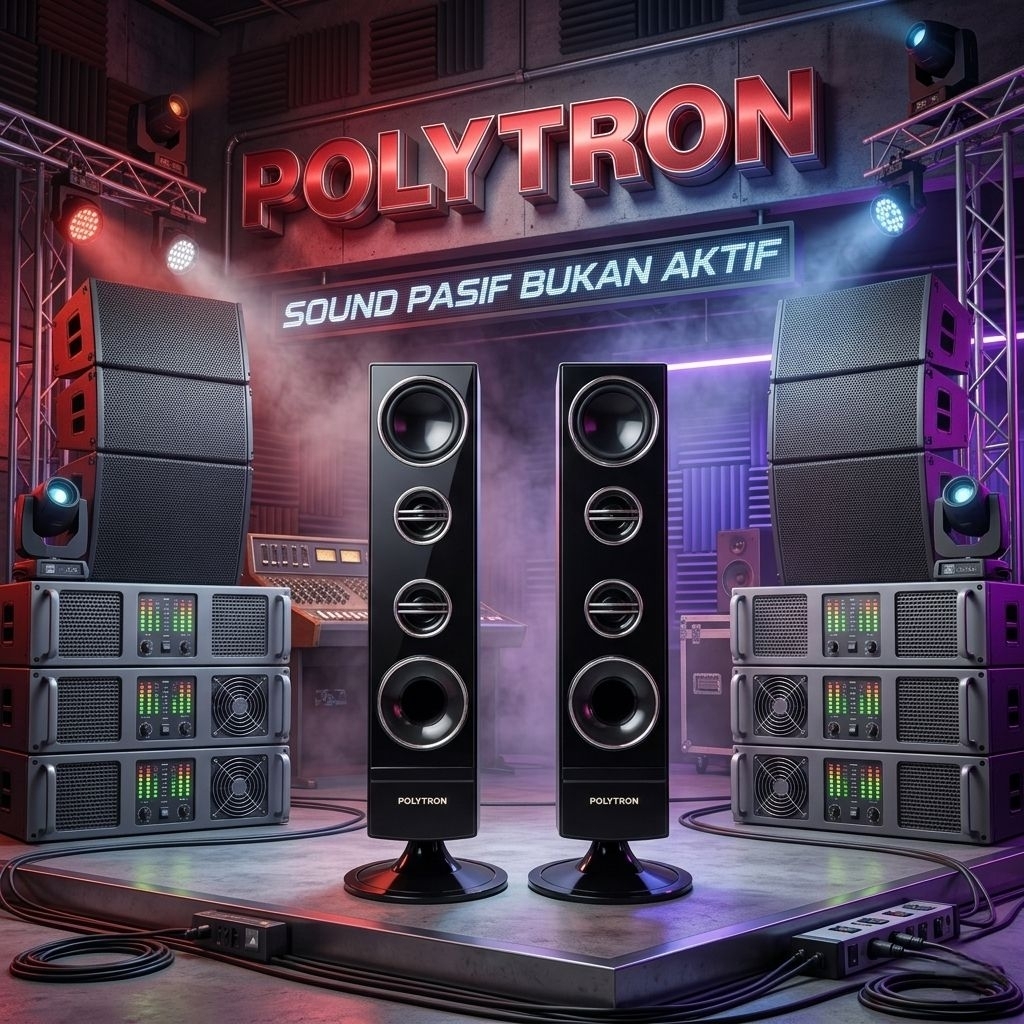 speaker pasif polytron bekas tv led polytron 24 inch sampai 32 inch (BEKAS) original