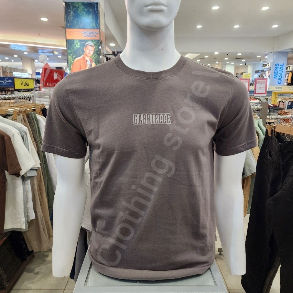 GABRIELLE ORIGINAL kaos pria lengan pendek abu 3244323906361