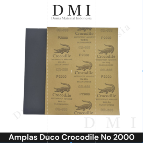 Kertas Amplas Duco CROCODILE No 2000 | Amplas Lembar Kertas Grit 2000