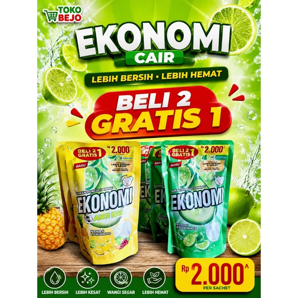 Sabun cuci piring ekonomi 2000 / sabun cair ekonomi / sabun ekonomi cair