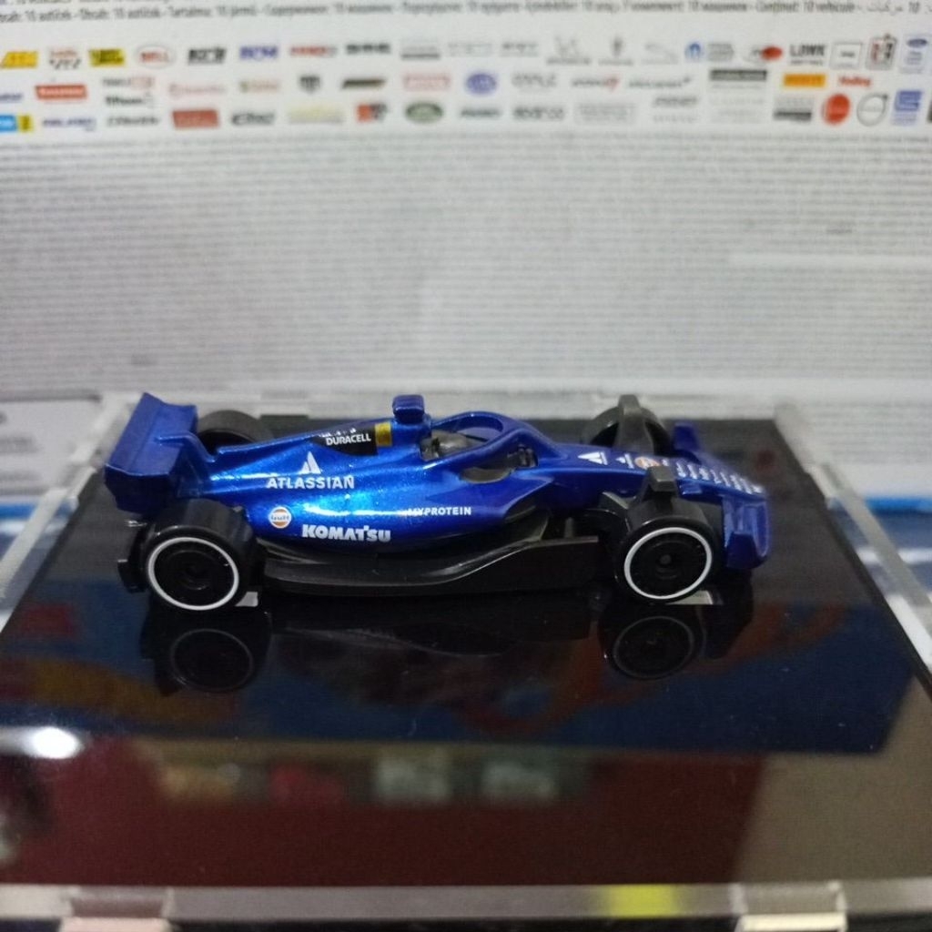 Diecast Loose Hot Wheels Formula 1 Collection Biru