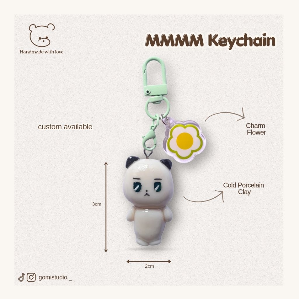 PLAVE MMMM Clay Keychain