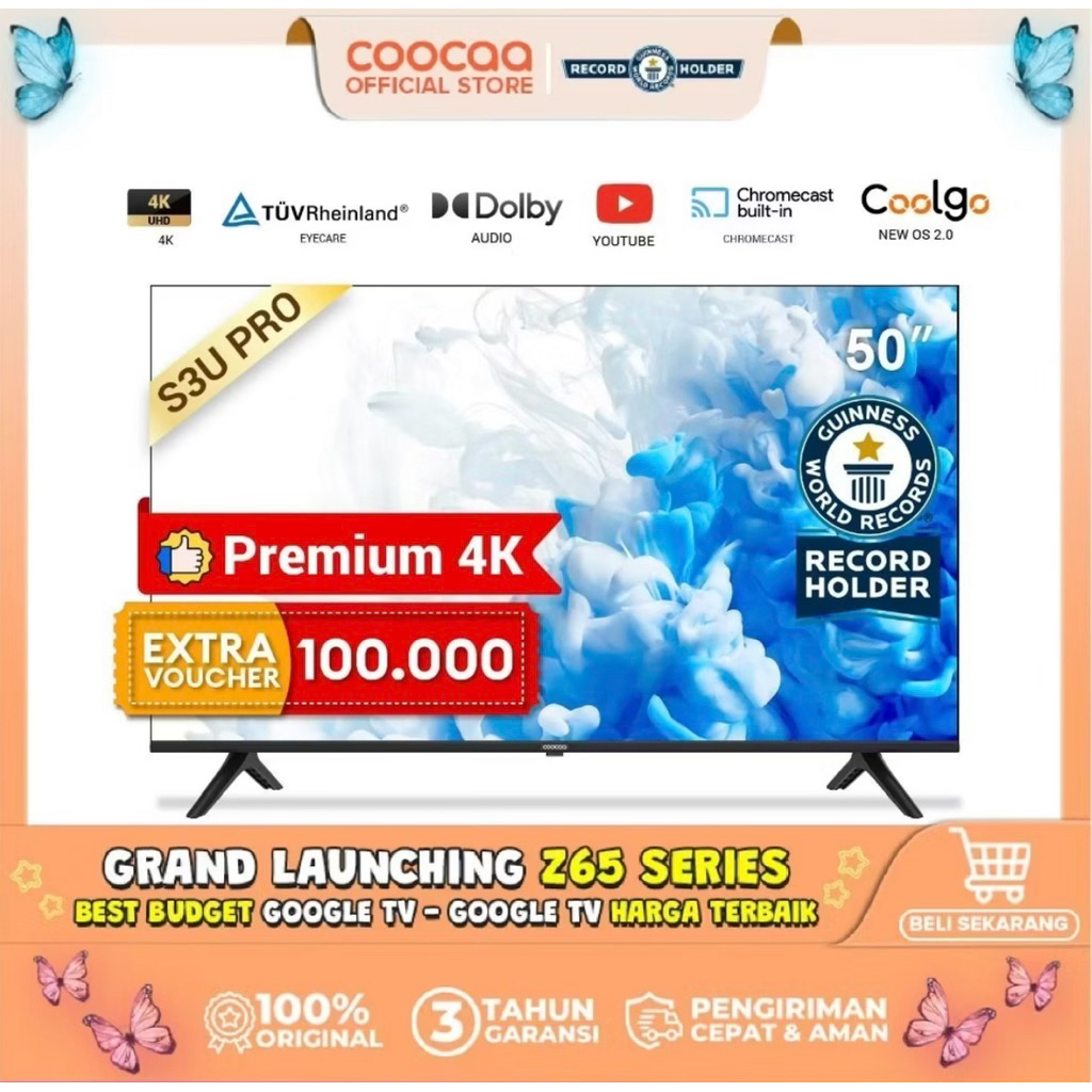 TV LED COOCAA 50S3U 50inc