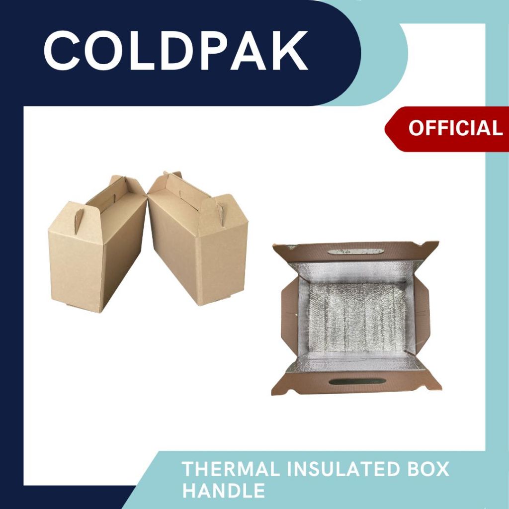 COLDPAK Thermal Insulated Gable Box Botol Kale Packaging Minuman Tahan Dingin COLDPAK