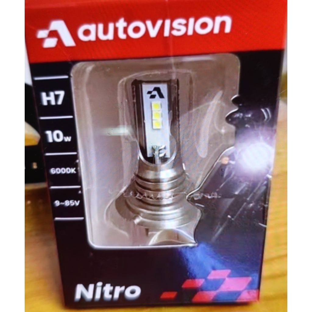 BOHLAM LAMPU DEPAN BAJAJ PULSAR 220 LED H7 PUTIH