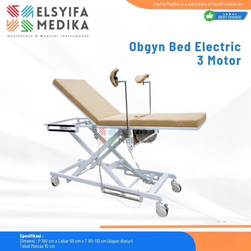 Obgyn Bed Electric 3 Motor - Bed Obgyn Elektrik 3 Motor
