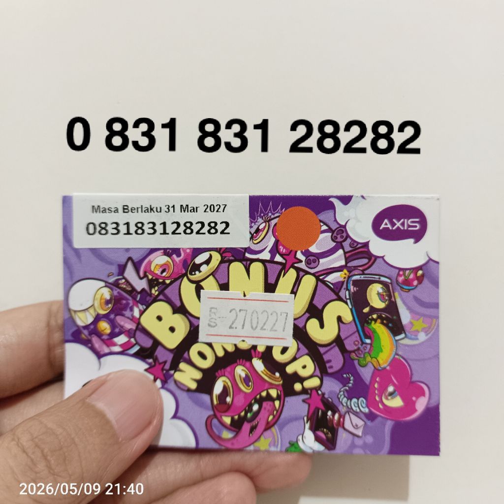 NOMOR CANTIK AXIS kartu Perdana axis