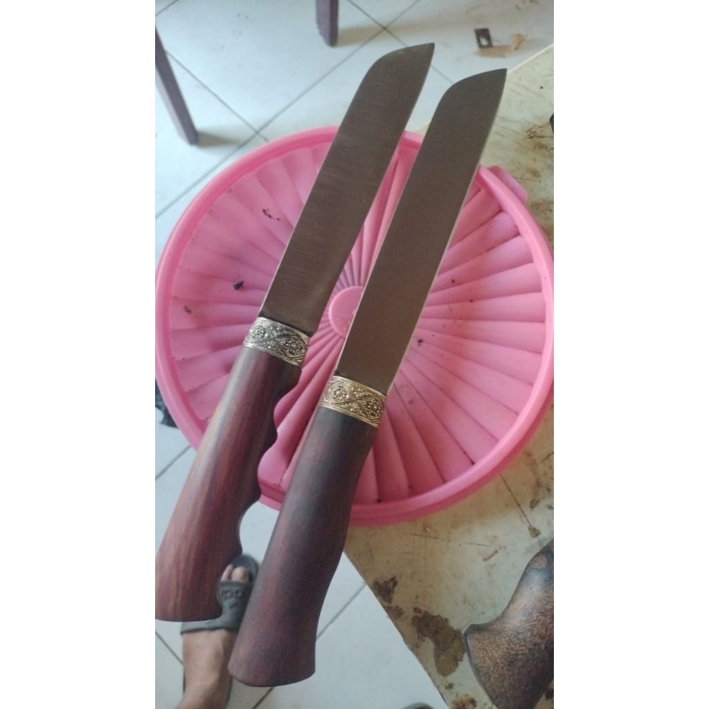 Pisau smblih model garpu costum bahan A88