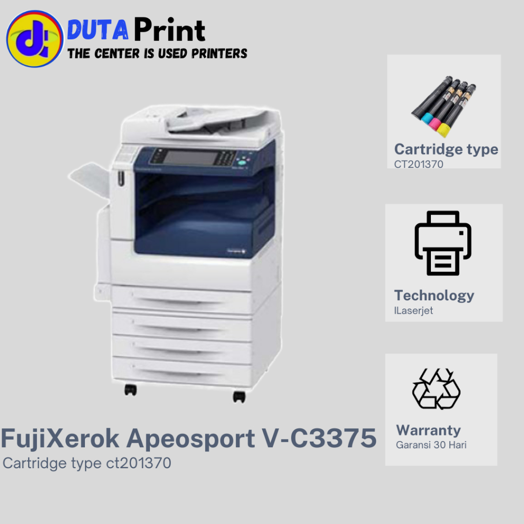 Printer Fuji Xerox Apeosport-V C3375 Full Color Multifungsi Bisa Ukuran Kertas A3+