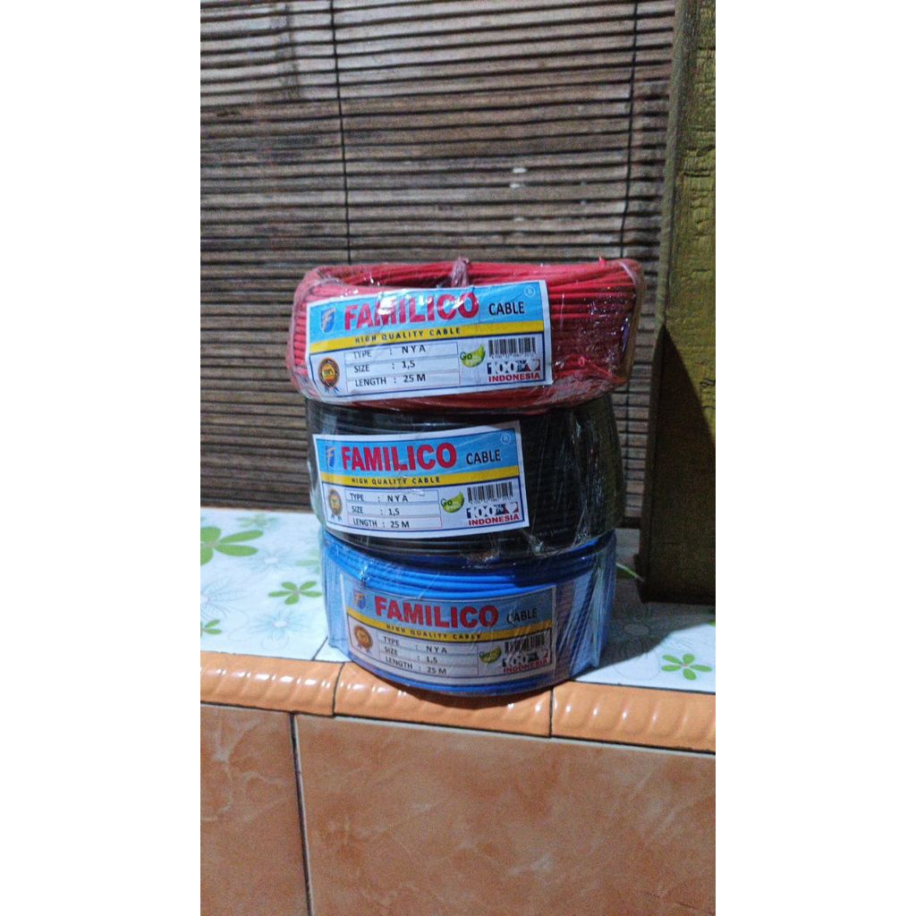 KABEL NYA 1.5/25METER FULL FAMILICO