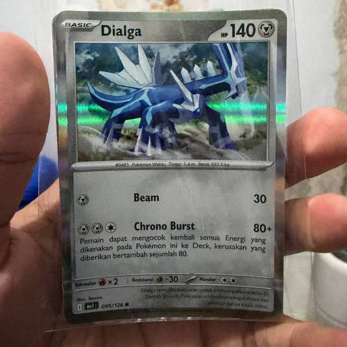 Dialga holo 095/126 MA1 Kartu Pokemon Indonesia