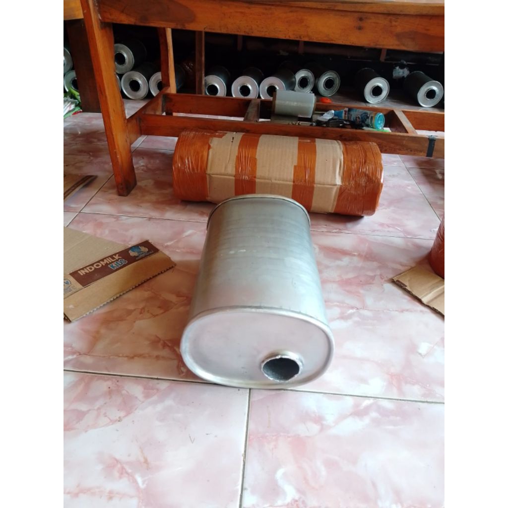 Tabung standar knalpot mobil charade, picanto, datsun, starlet, miragei