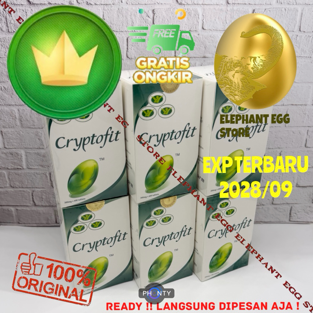 CryptoFit / Kripto Force Isi 600 Tablet 100% Original