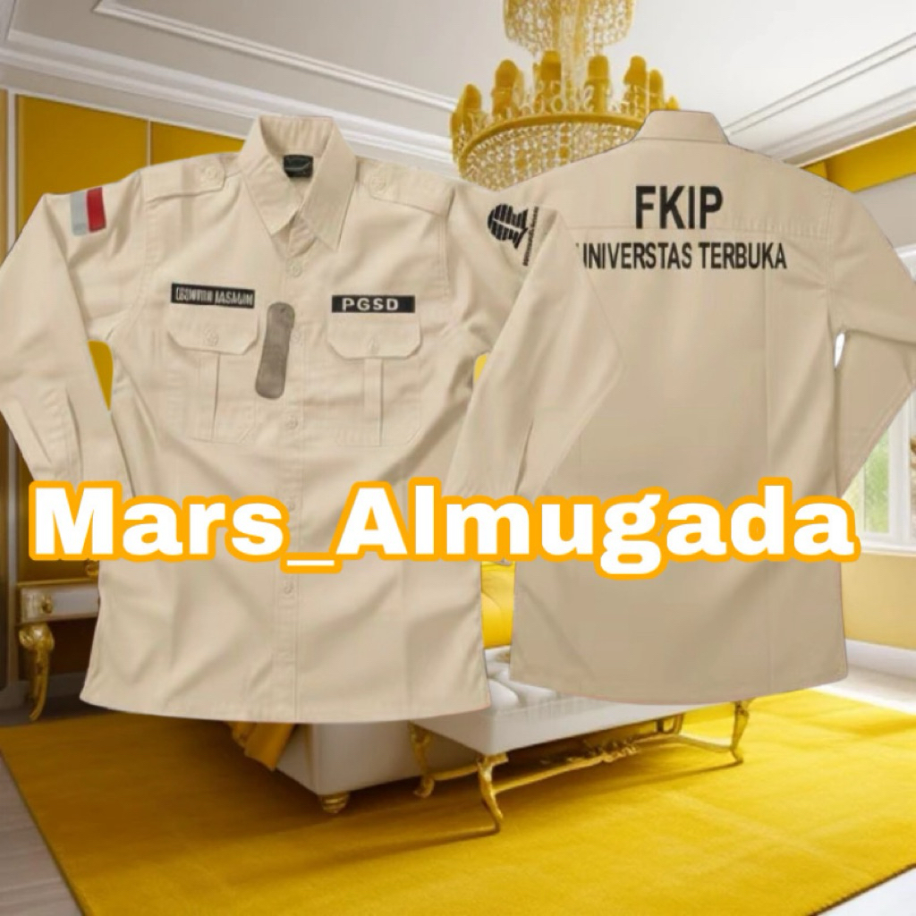 Kemeja Universitas terbuka Baju Universitas Terbuka Seragam Universitas terbuka