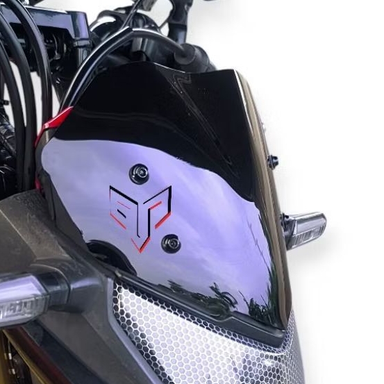 visor new cb 150r windshield cb150r facelift visor replika model original bahan akrilik