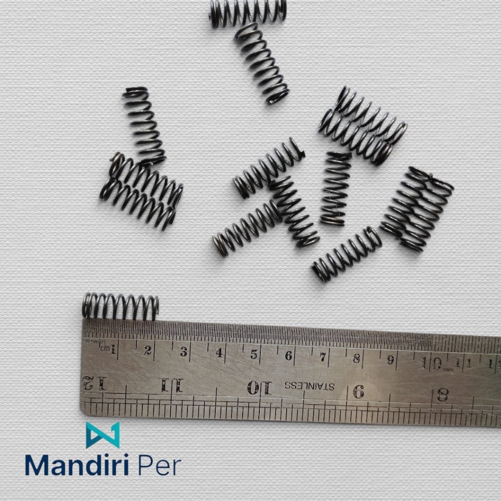 Per Spring Tekan 1mm Baja Panjang 2cm