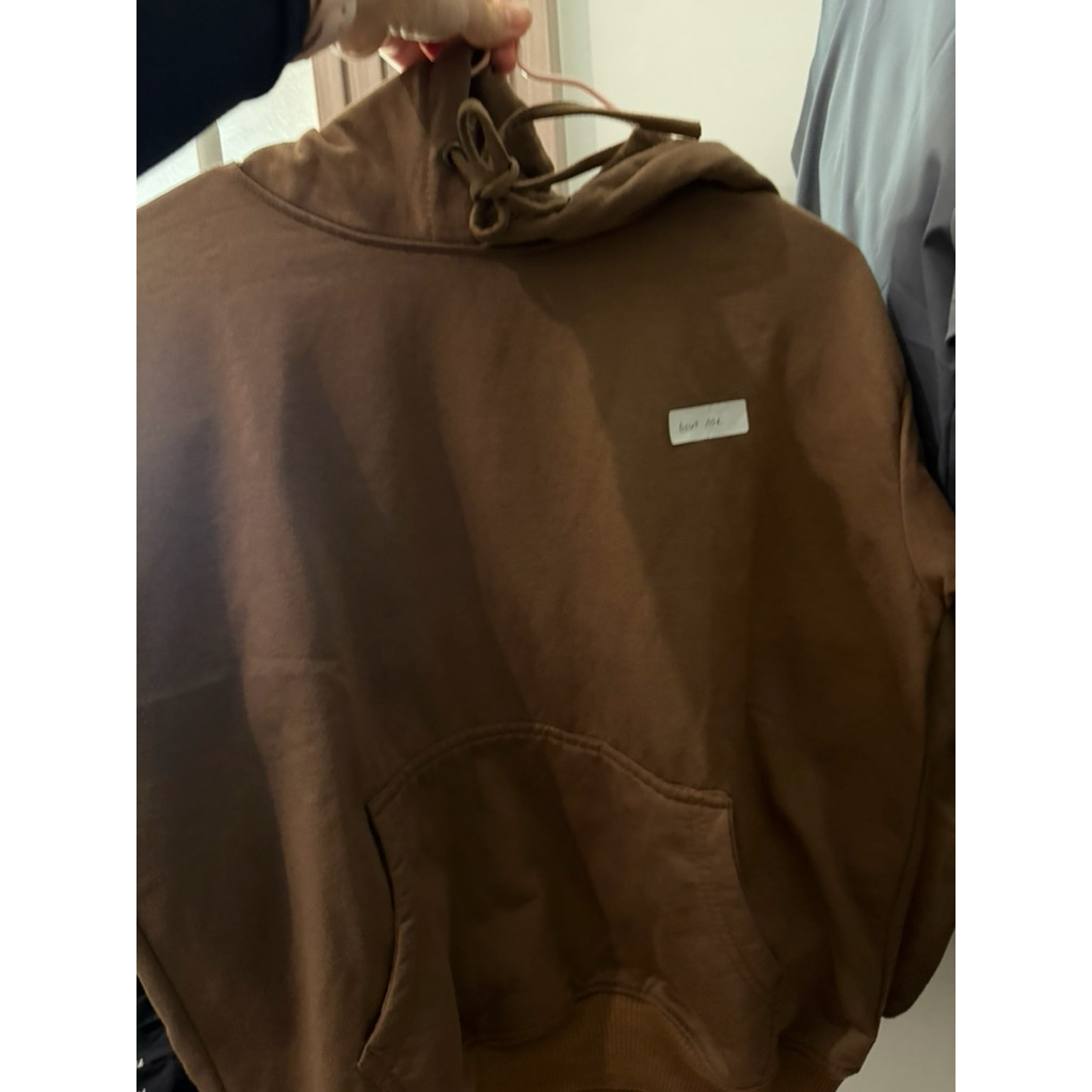 hoodie coklat