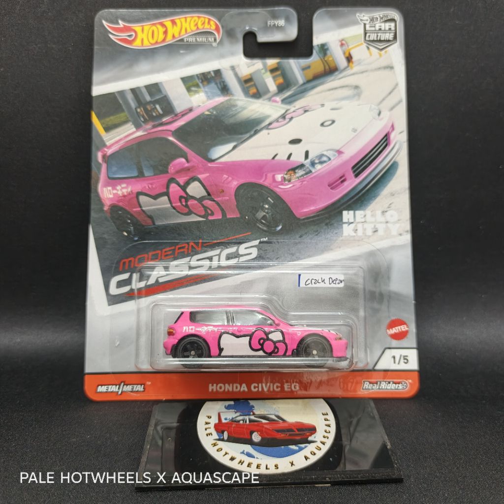HOTWHEELS Honda Civic EG HELLO KITTY Crack