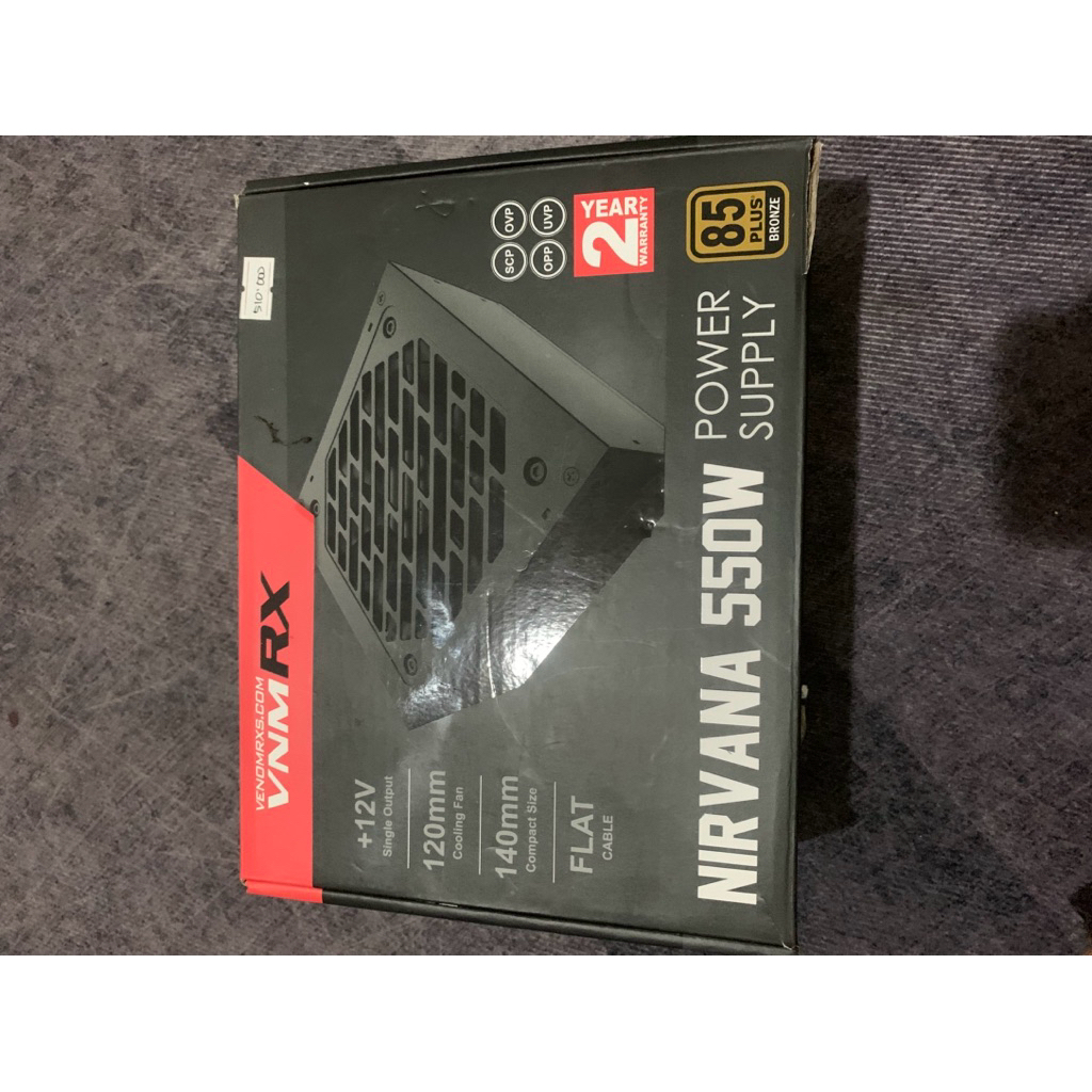 Power Supply Venom Rx Nirvana 550w second like new