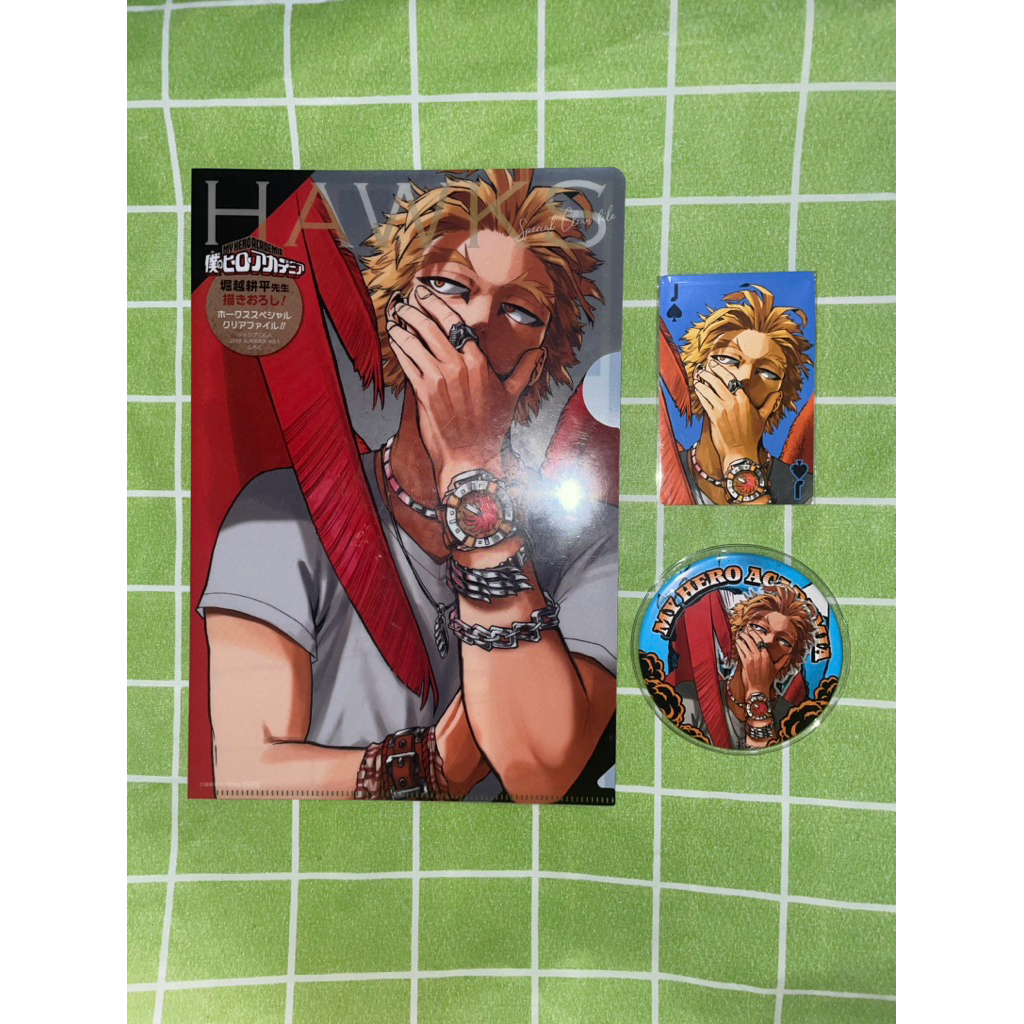 official clearfile card hawks magazine cardtag kartu keigo takami my boku no hero academia [RARE]