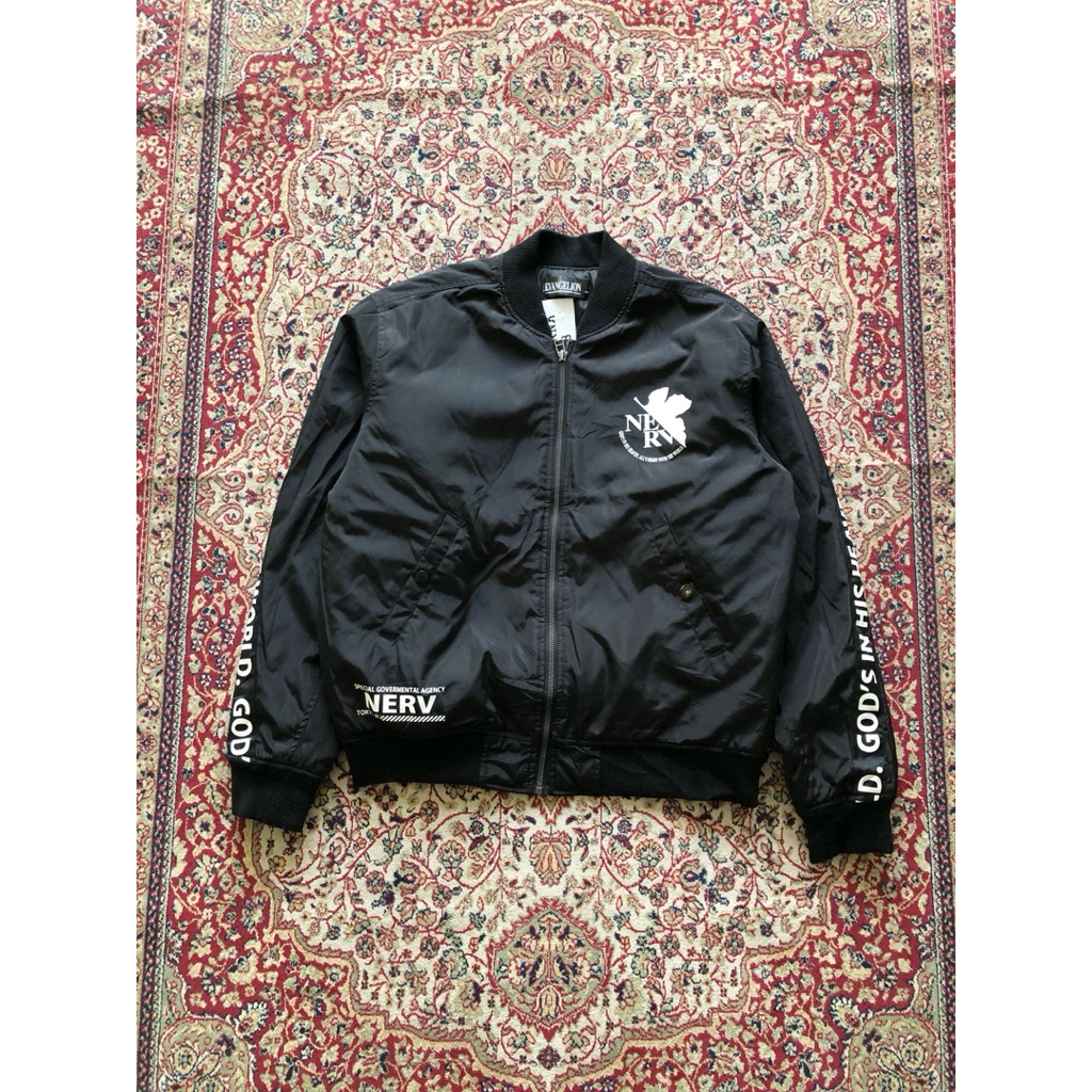 Evangelion nerv bomber jacket Vintage Evangelion Japan anime i364