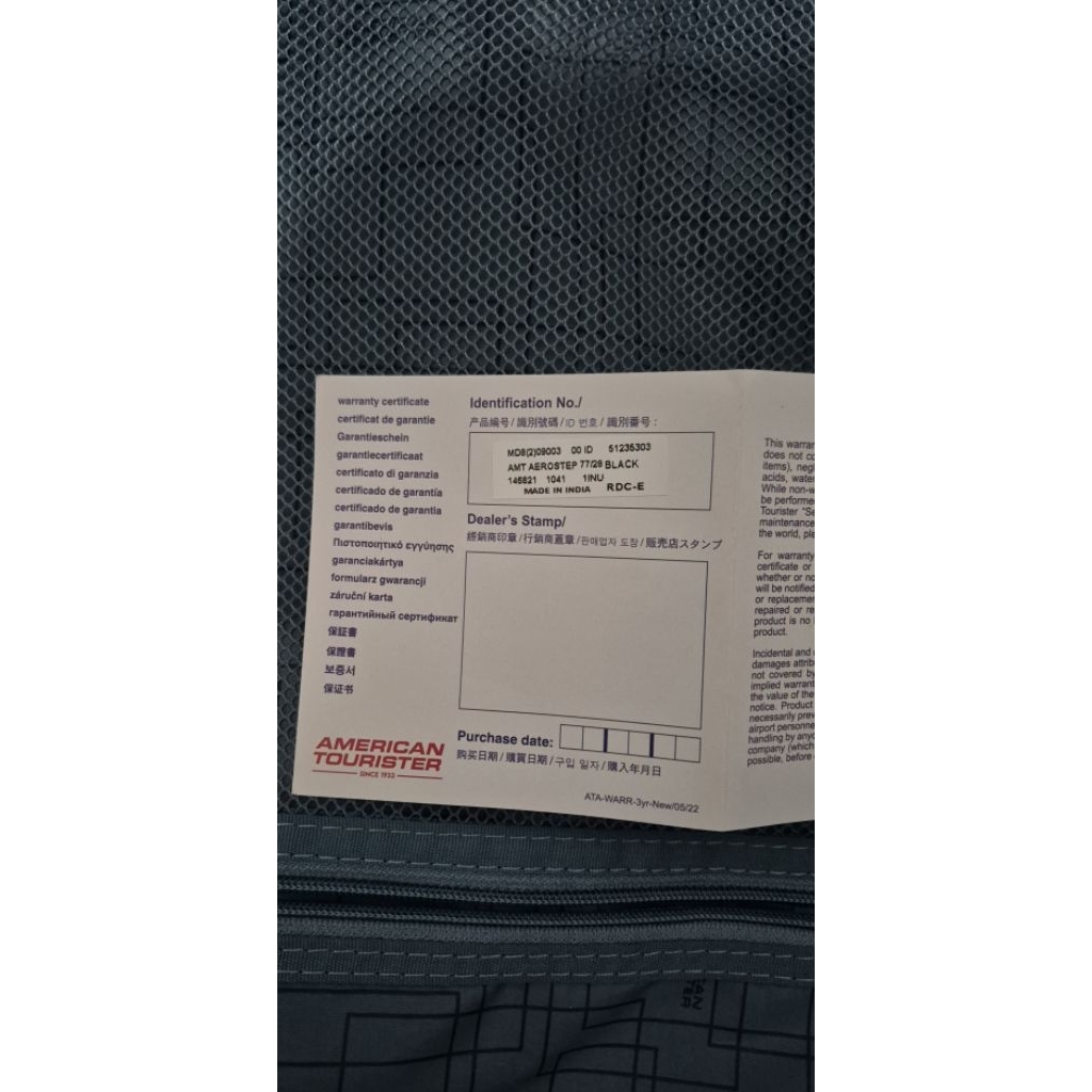 KOPER AMERICAN TOURISTER AEROSTEP 28inch - BLACK