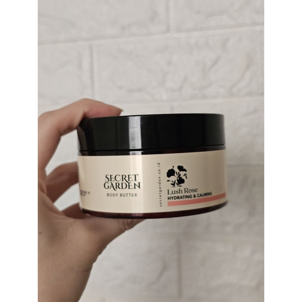 preloved secret garden body butter 200ml (lush rose)