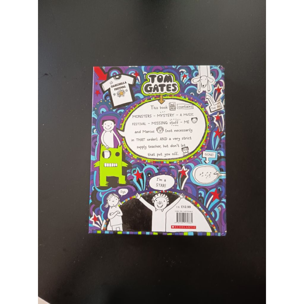 ORIGINAL IMPORT ENGLISH Tom Gates What Monster Hardcover Liz Pichon