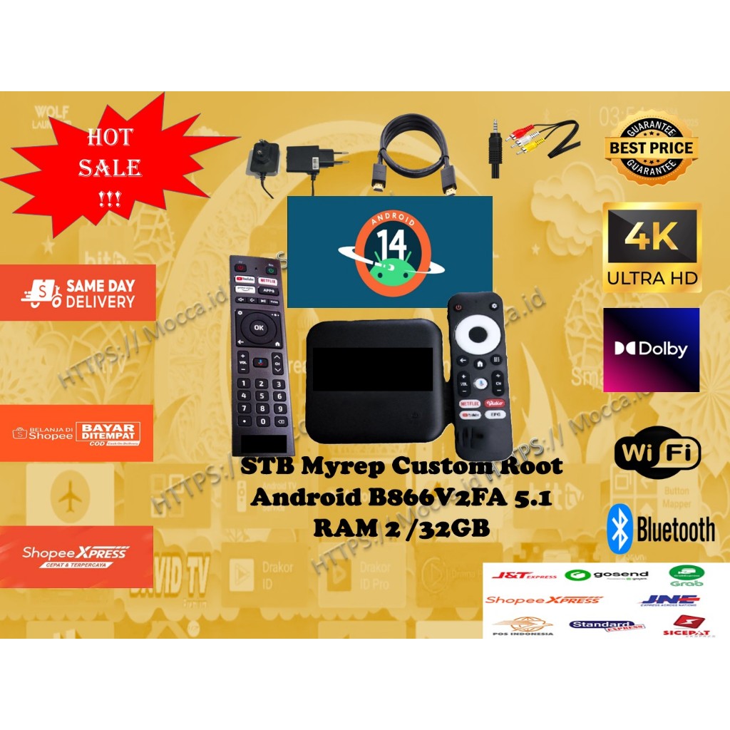 TV Box B866v2FA 5.1 RAM 2/32GB 4K root pr3mium