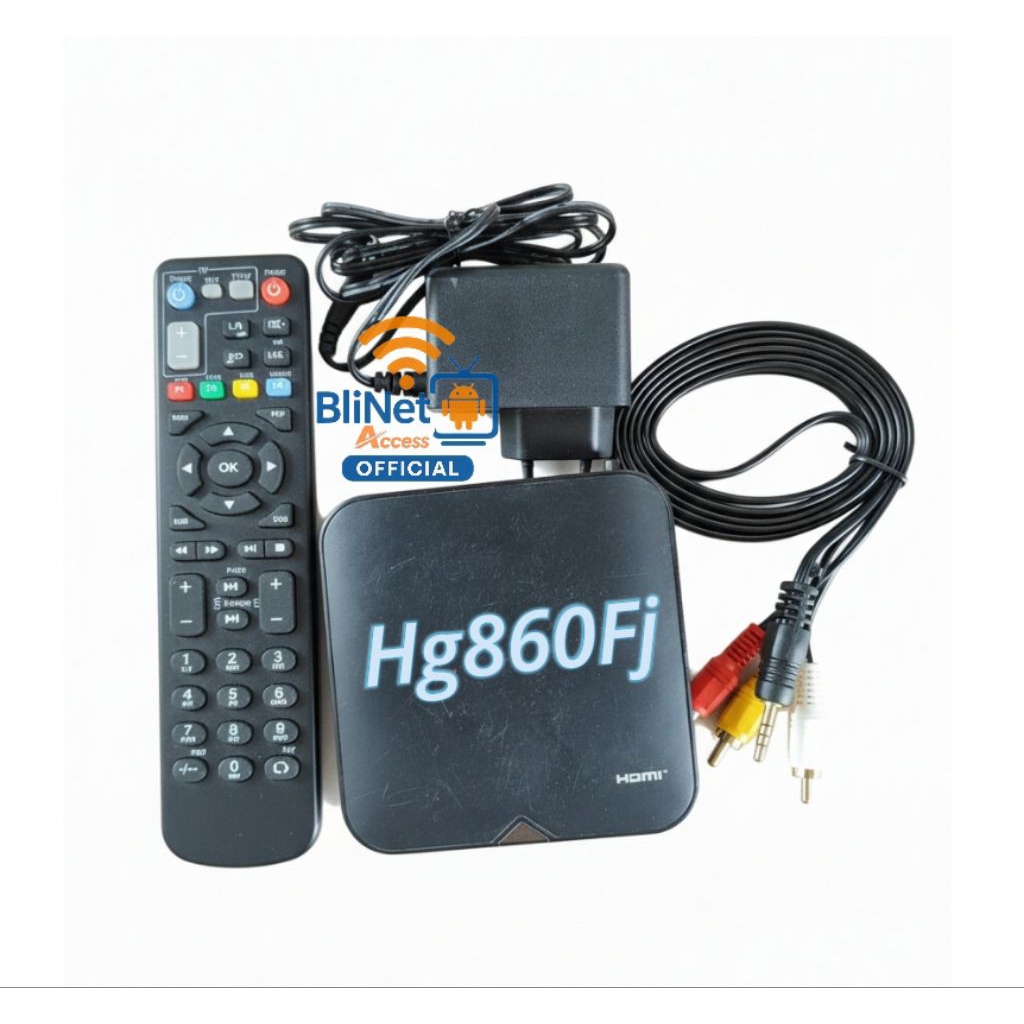STB Hg860Fj Android TV 2Gb RAM Siap Pakai