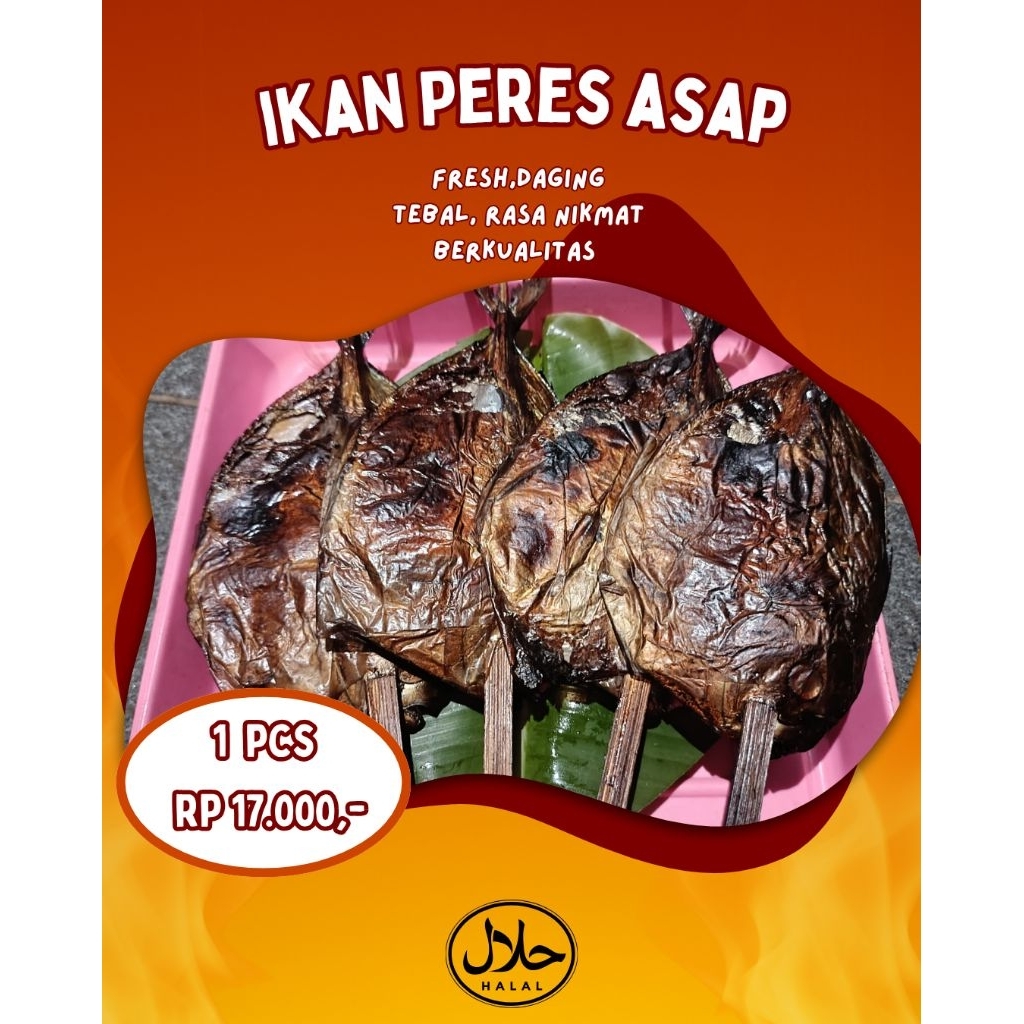 Ikan Semar/peres asap 1 pcs harga termurah, rasa nikmat berkualitas