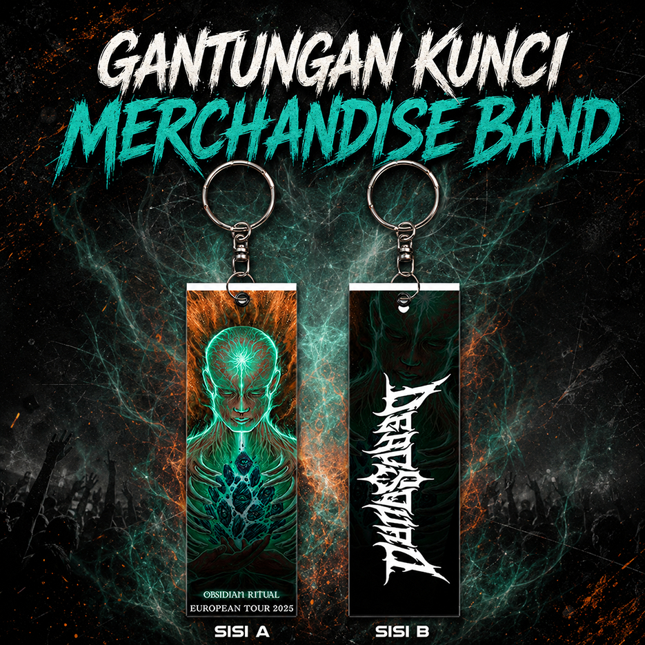 gantungan kunci DEADSQUAD -Obsidian tour 2025 - deadsquad merch