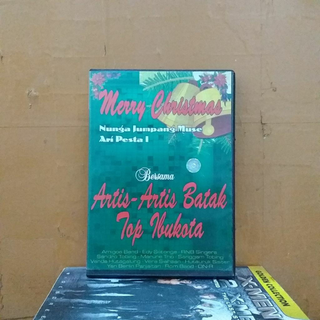 VCD ORIGINAL MERRY CHRISTMAS BERSAMA ARTIS ARTIS BATAK TOP IBUKOTA