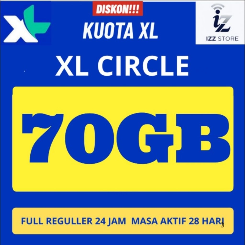 Paket Data XL Xtra Combo Flex Murah Circle Kuota Utama 24 jam Full Garansi