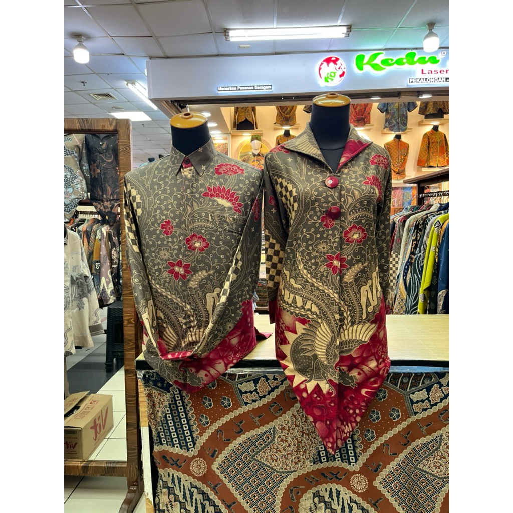 Batik Couple Bahan Katun Pekalongan Full Lapisan Batik DB thamrin City