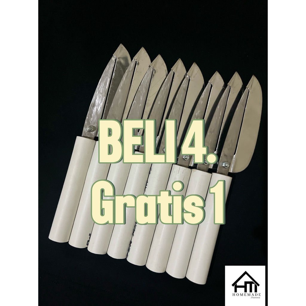 PAKET PISAU SALE PISANG isi 5 pcs/pisau kupas/pisau keripik pisang/pisau keripik tipis/sale pisang t