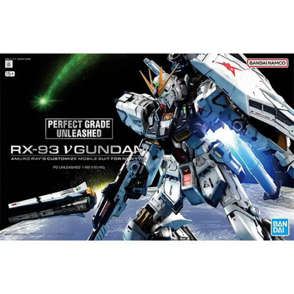 Perfect Grade PG UNLEASHED RX-93 V GUNDAM Nu Gundam 1/60 Model Kit Figure Bandai