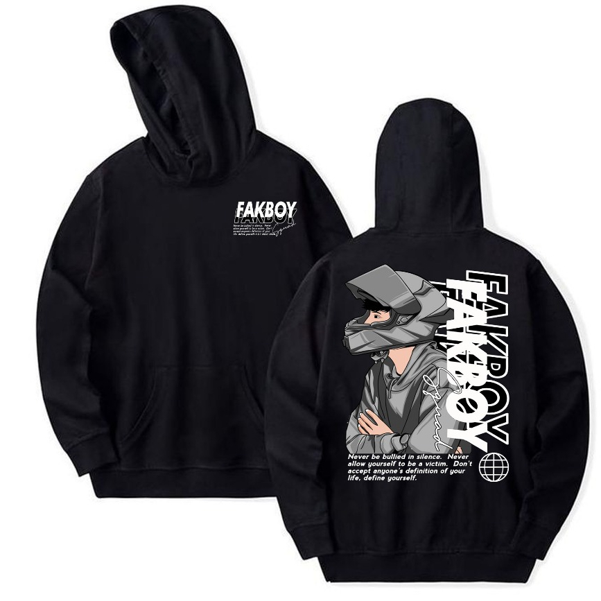 COD Sweater Hoodie FAKBOY Pria Wanita Switer Cowok Premium Distro/Jaket Polos Pria