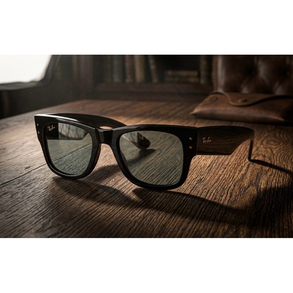 RAYBAN MEGA WAYFARER (green lens)