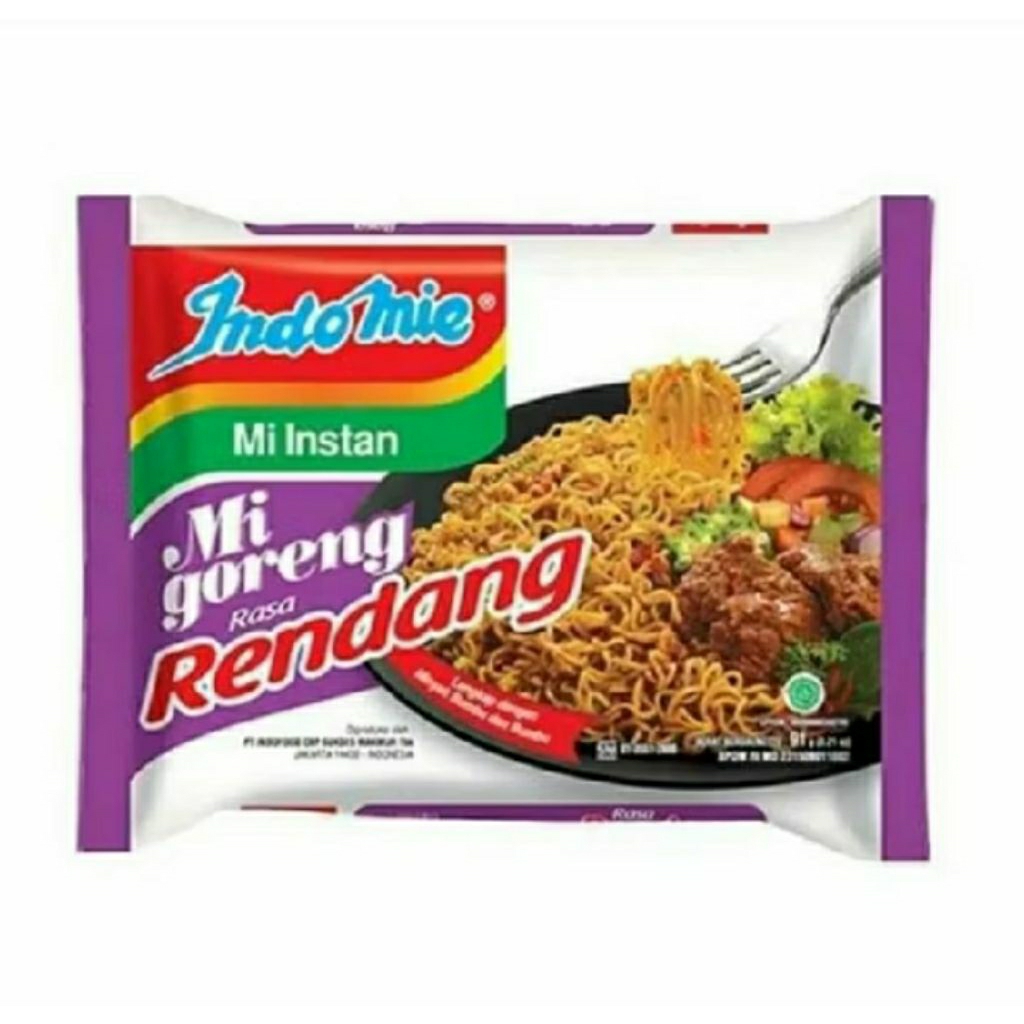 Mie indomie goreng/Mie goreng rendang/Mie goreng aceh/Mie goreng ayam geprek