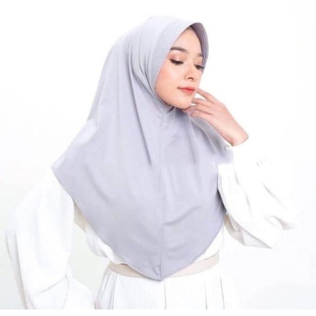 Hijab Instan Premium Ukuran L // Bergo Instant // Hijab Instant