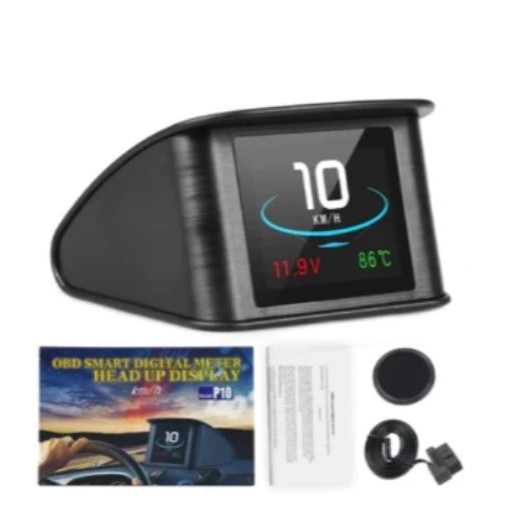 HUD Mobil LCD Digital Speedometer OBD2