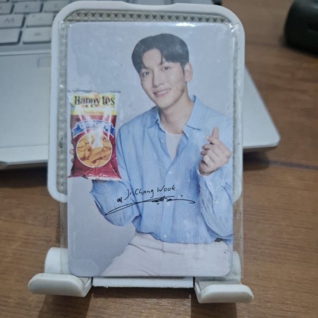 Photocard Ji Chang Wook x Happy Tos