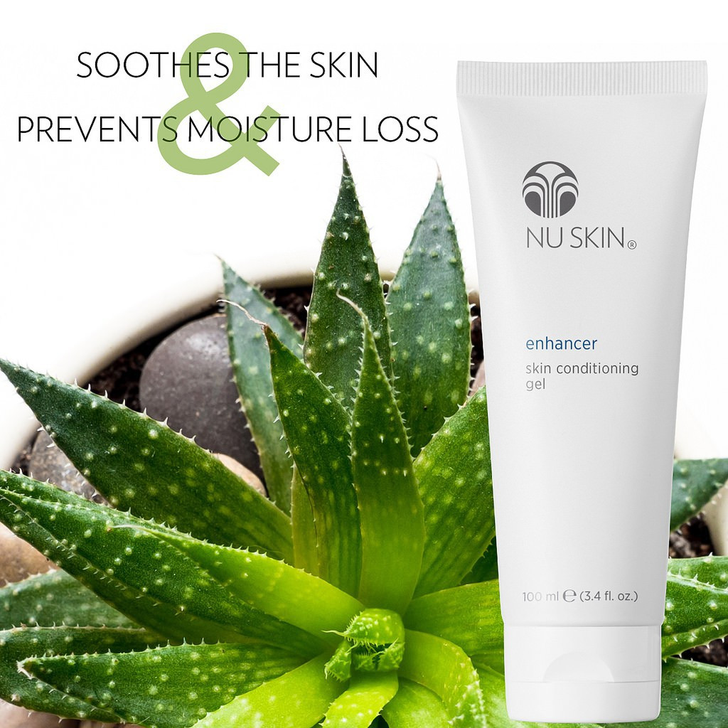 Nu Skin Enhancer Skin Conditioning Gel 100ml Pelembap Aloe Vera Menenangkan Kulit Original Exp 05/20